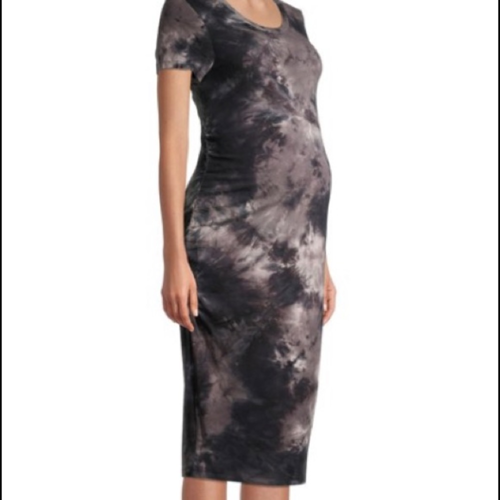 💜HostPick🎉 Maternity Time And Tru Side Ruched Dress